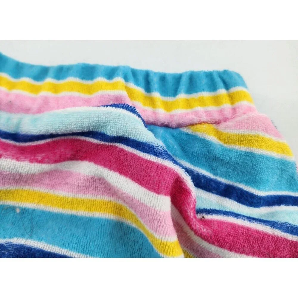 Juicy Couture Baby Girl A-Line Skort Skirt Terry Cloth Multicolor Striped Sz 18M
